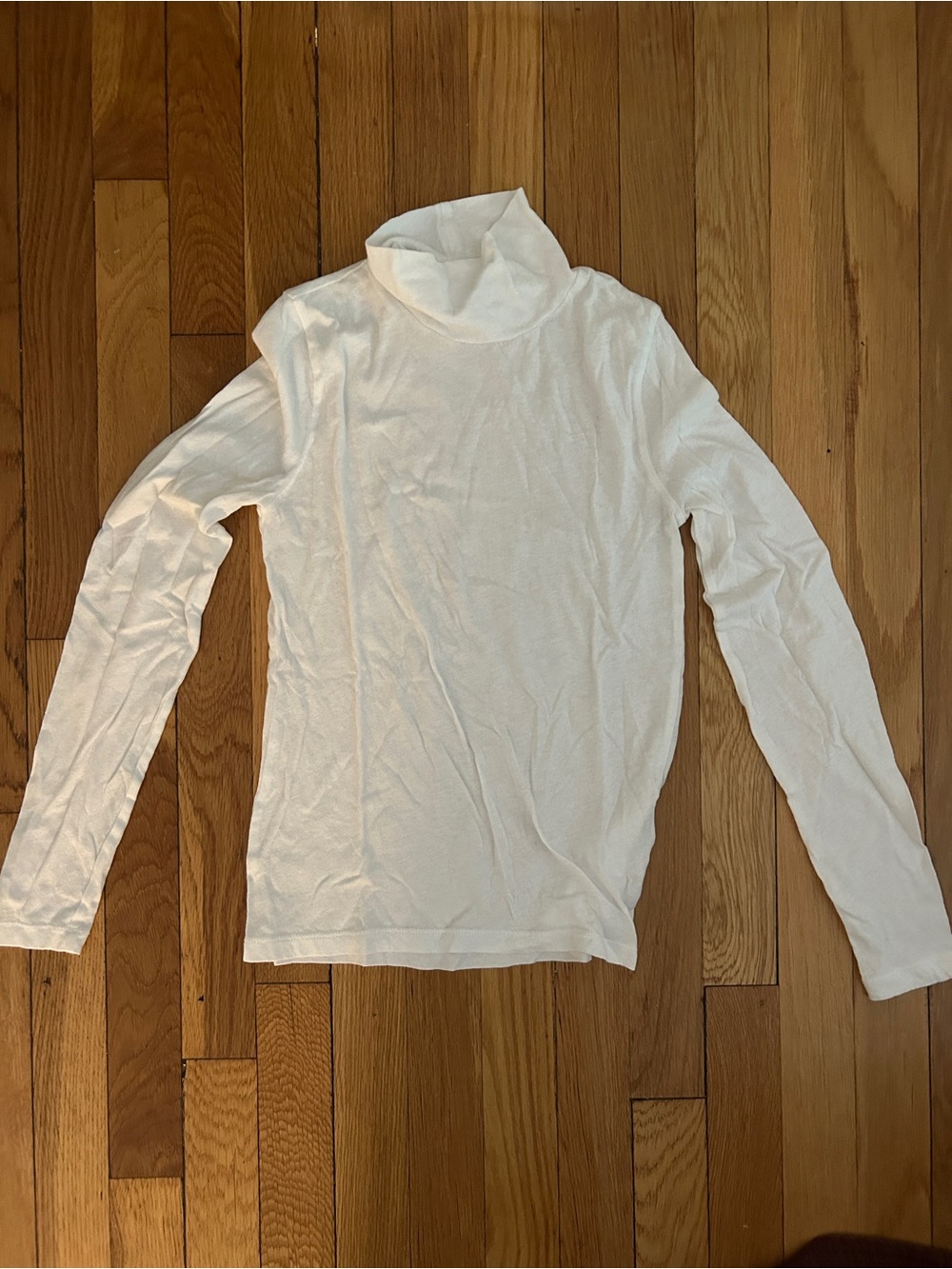 J.Crew Classic White Long Sleeve Turtleneck